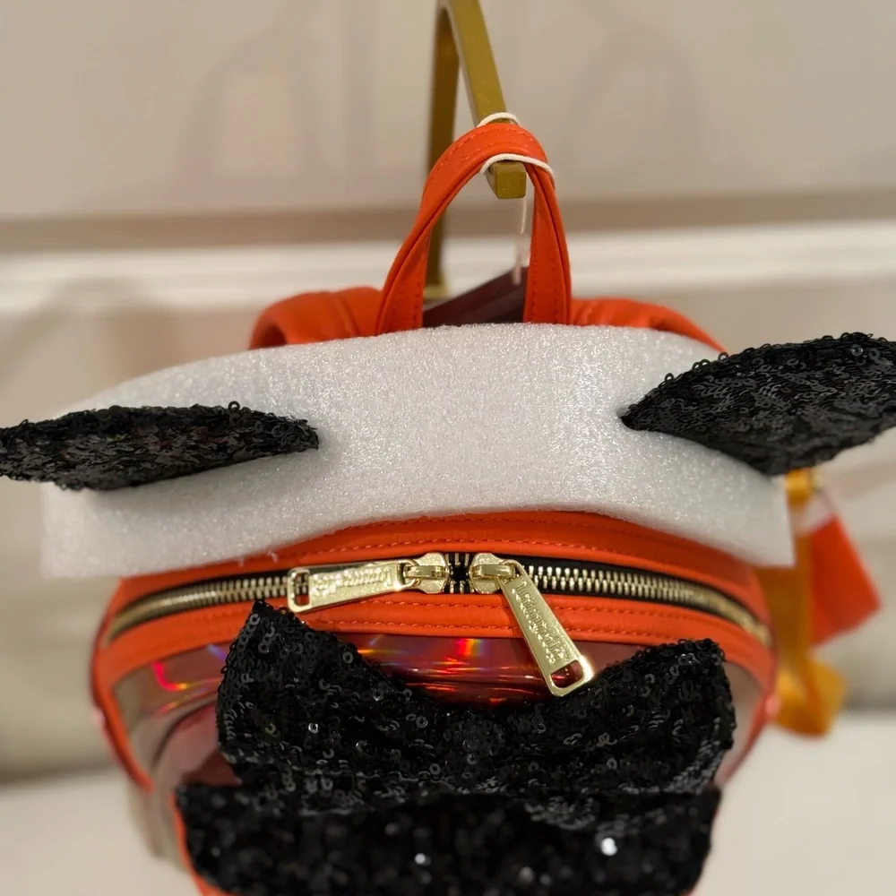 NEW Loungefly Disney Sequin Halloween Disney Ears Mini Backpack ~ 2023